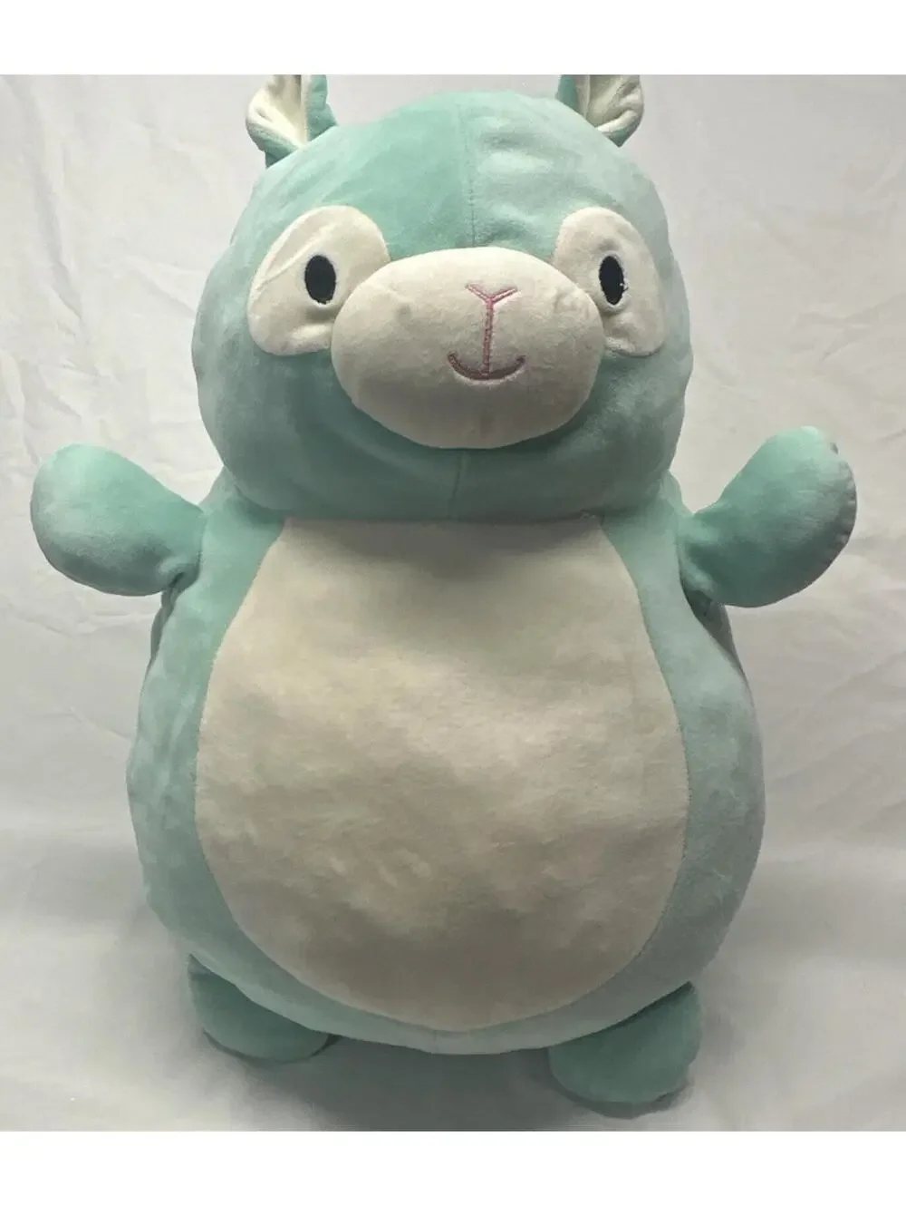 Squishmallow Large 18” PIERRE the Teal Green Alpaca Llama Hug Mees Plush Toy